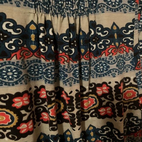 Reborn Boho Style Dress Womens Medium Gorgeous Print Western - Picture 5 of 5